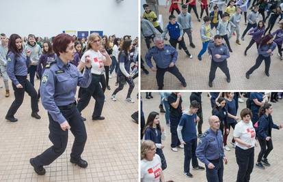 Osječki policajci plesali protiv sve većeg nasilja nad ženama