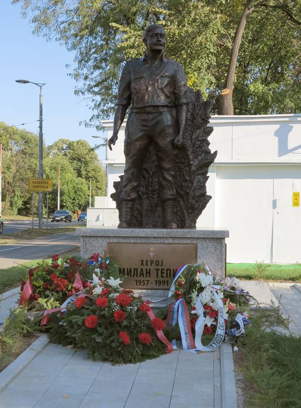 Bronze sculpture in Belgrade