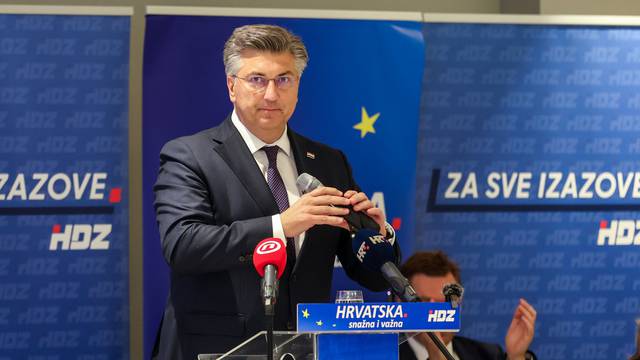 Varaždin: Predstavljanje kandidata za europske izbore s liste HDZ-a