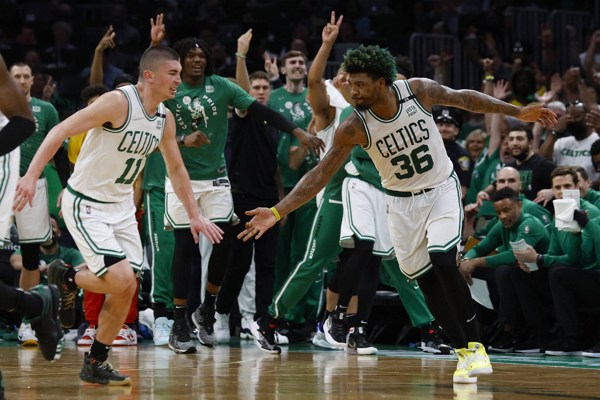 NBA: Playoffs-Milwaukee Bucks at Boston Celtics