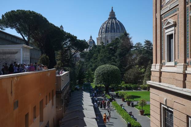 A tour of some locations within the Vatican museum ahead of the conclave