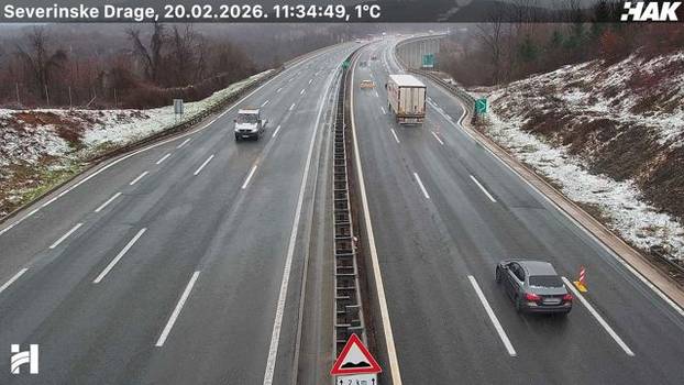 Pogledajte fotografije s kamera HAK-a, snijeg pada i u Zagrebu