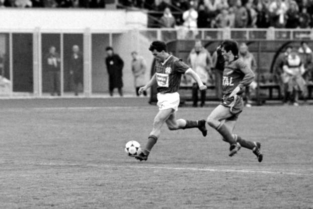 Zagreb: Savezna liga Jugoslavije, Dinamo - Borac, 7.4.1990.