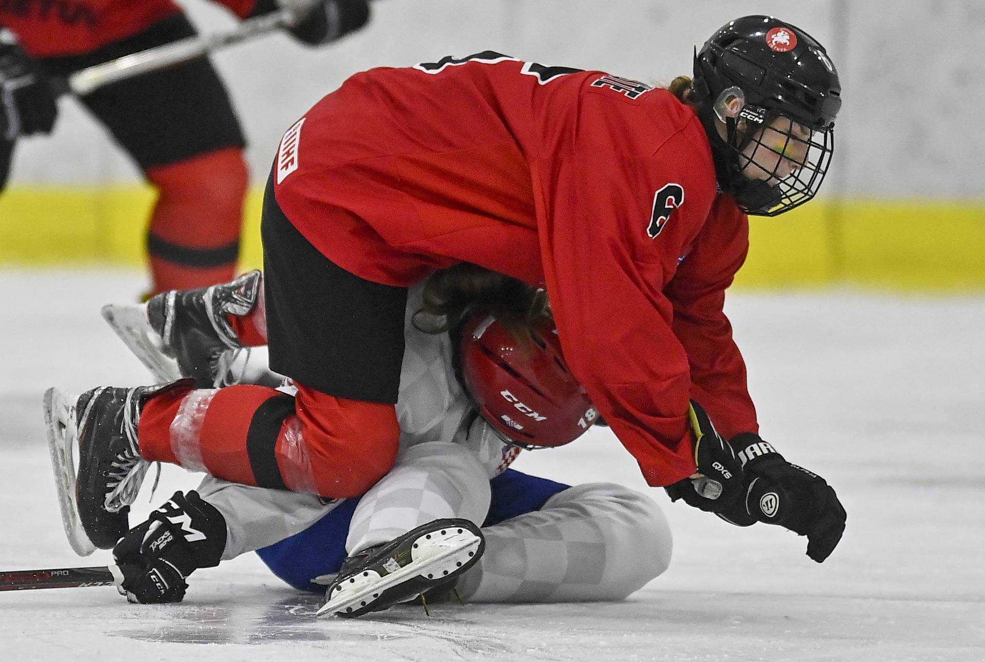 Zagreb: IIHF Svjetsko prvenstvo u hokeju za žene 3. divizija Grupa A, Hrvatska - Litva