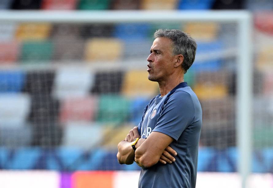 UEFA Super Cup - Paris St Germain Training
