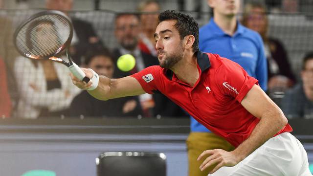 Varaždin: Davis Cup, meč Marin Čilić - Zizou Bergs