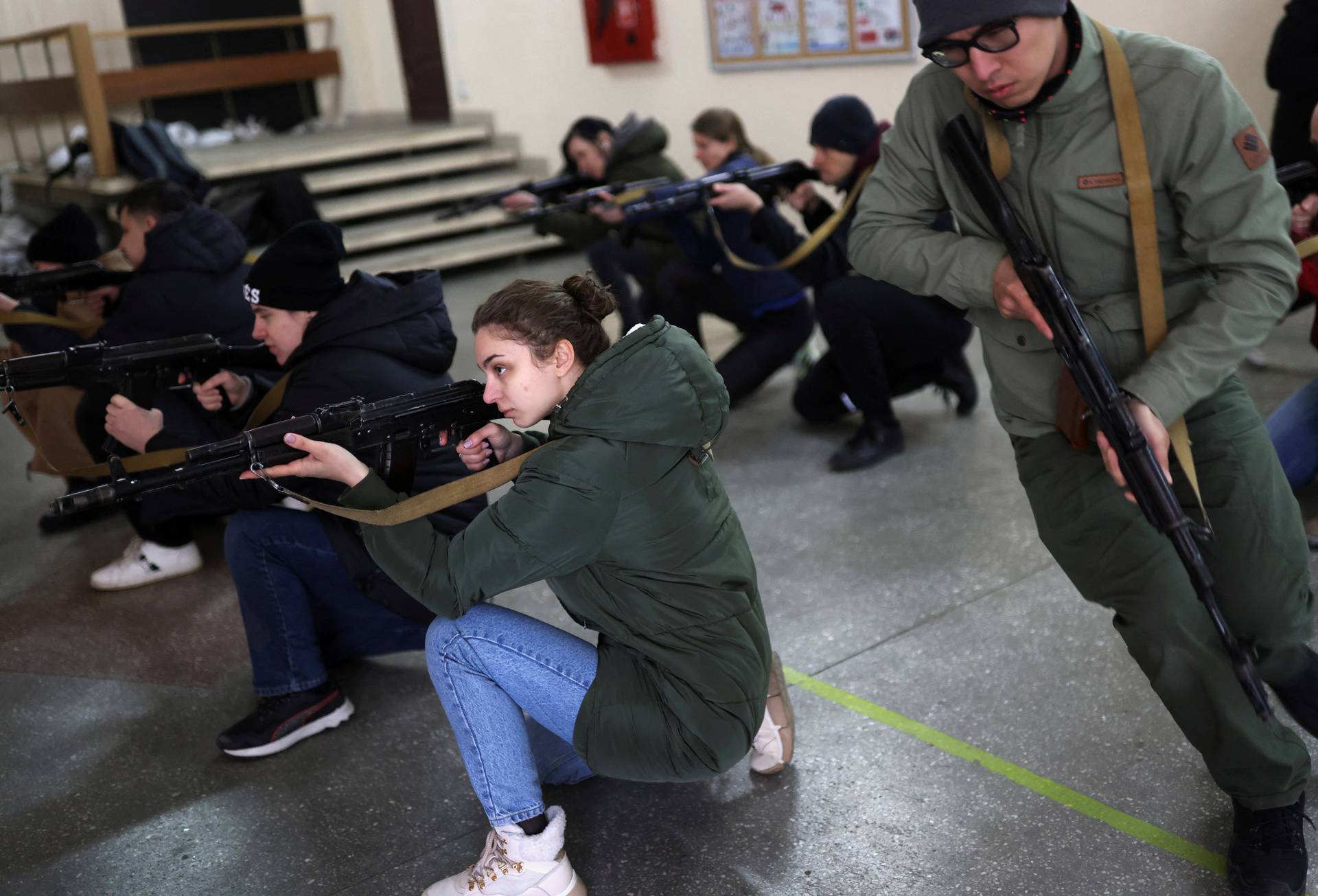 Meet the Ukrainian couples training for war, in Odessa