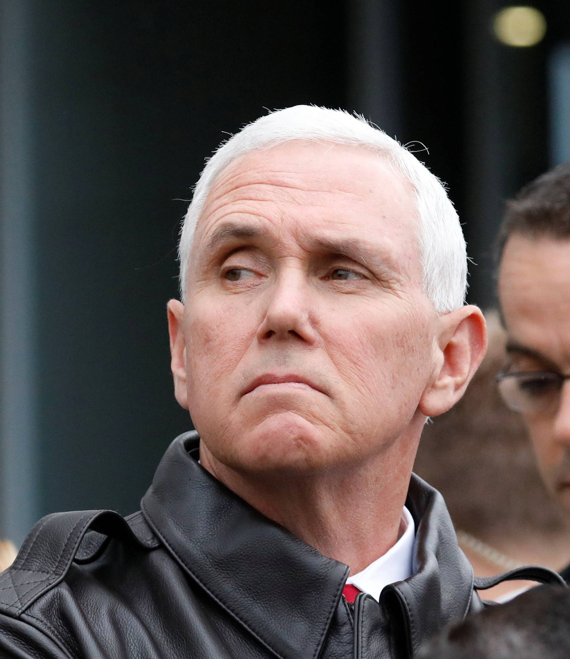 U.S. Vice President Mike Pence visits the truce village of Panmunjom