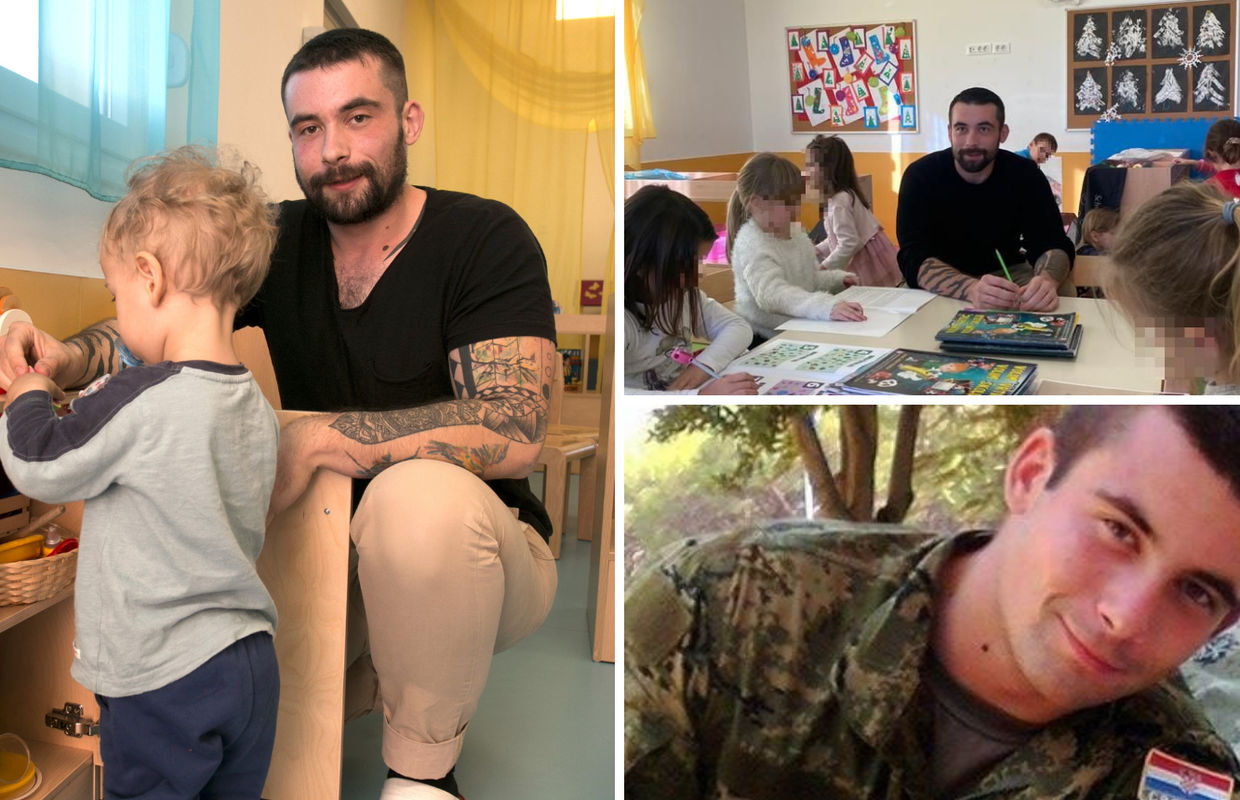 "Bio sam vojnik, sad sam 'teta' u vrtiću, svi su me u Kaštelima dobro prihvatili, a i ja njih!"