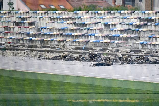 Zagreb: Rušenje postojećih tribina i nogometne infrastrukture na stadionu u Kranjčevićevoj