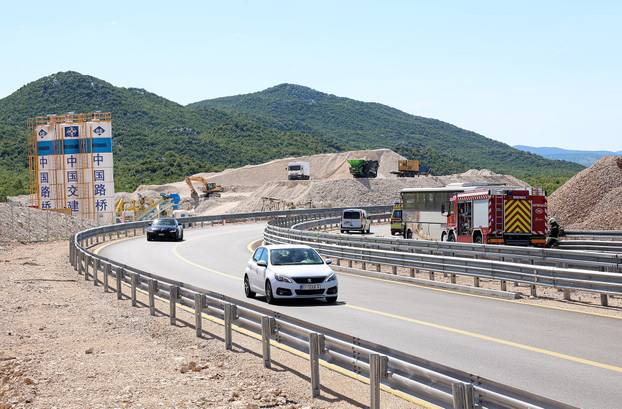 Sudar dva autobusa na A1 u blizini izlaza Vučevica u smjeru Zagreba