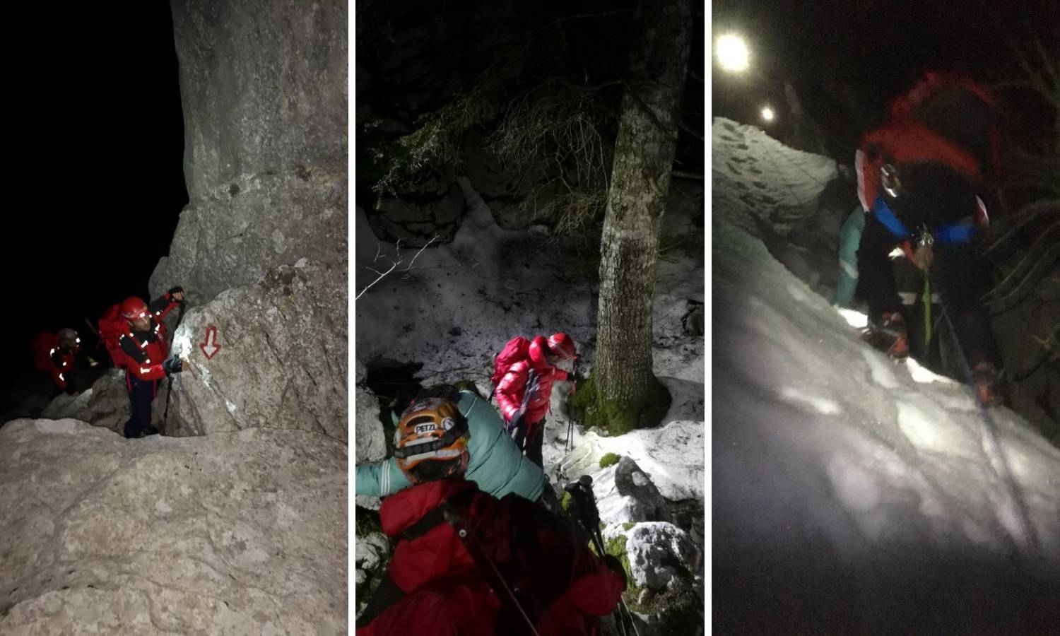 Noćno  spašavanje na Velebitu: Dvojac otišao gore bez opreme