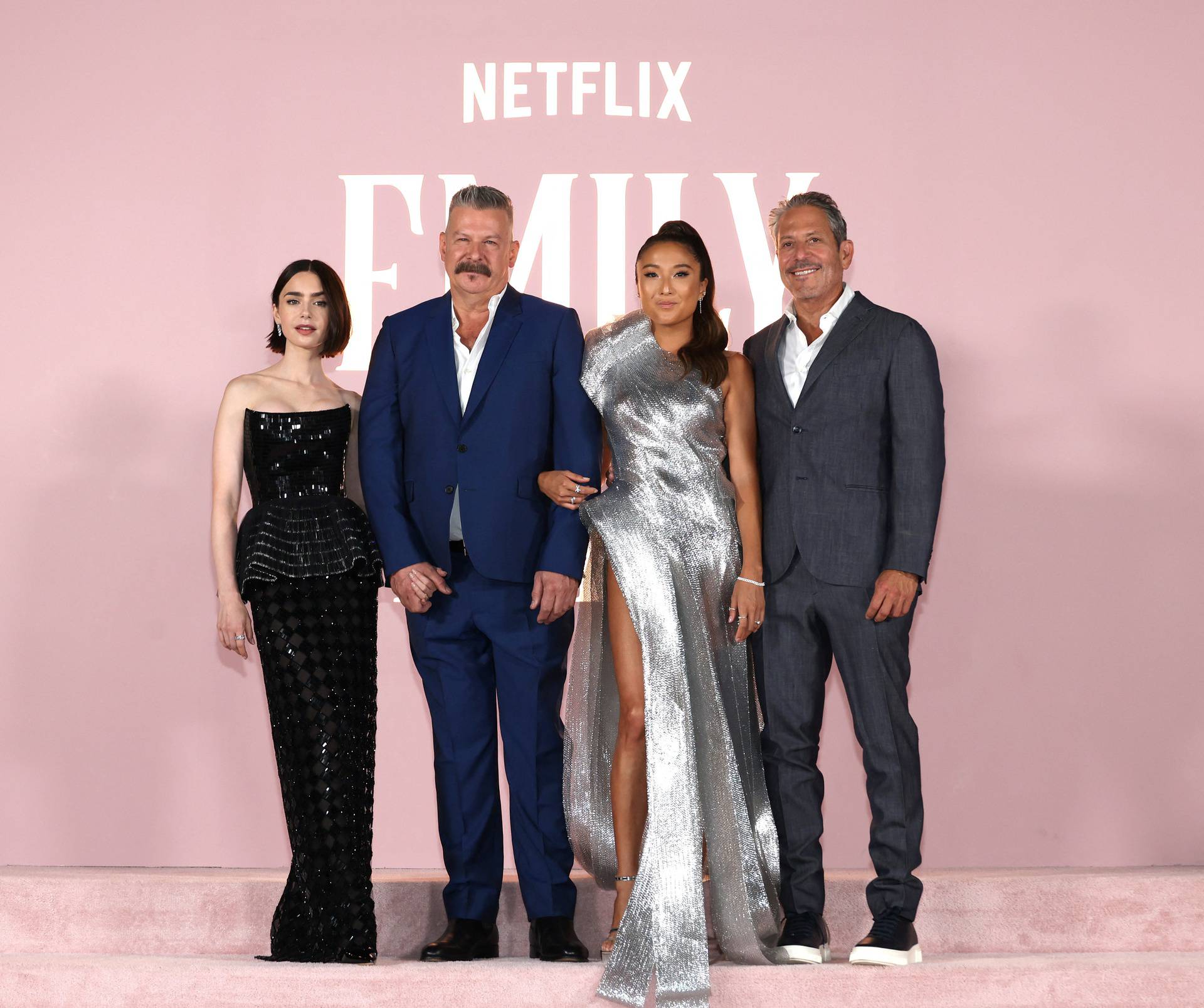 Premiere for Netflix's "Emily In Paris" Season 4 at The Egyptian Theatre Hollywood in Los Angeles