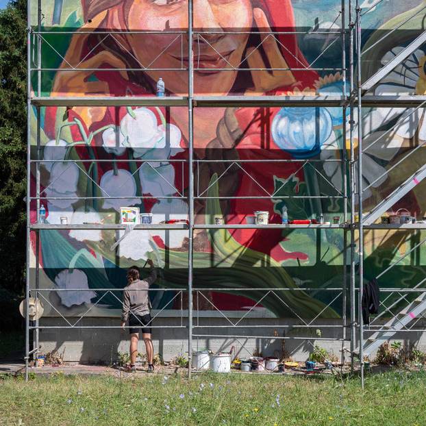 FOTO Grad pretvoren u galeriju: Pogledajte predivne murale na kućama i zgradama u Čačku