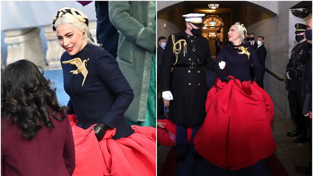 Nepoznati detalj s inauguracije: Lady GaGa je ispod dizajnerske haljine nosila pancirku
