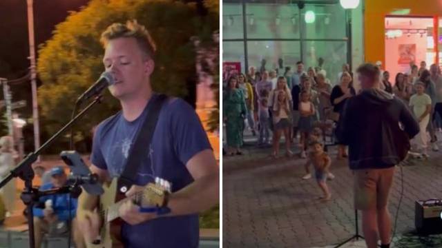 Tiktoker koji je oduševio Hrvate u Supertalentu došao u Bosnu i Hercegovinu i zapjevao na ulici