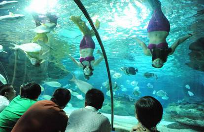 Kina: Nova atrakcija u za turiste su aqua plesačice