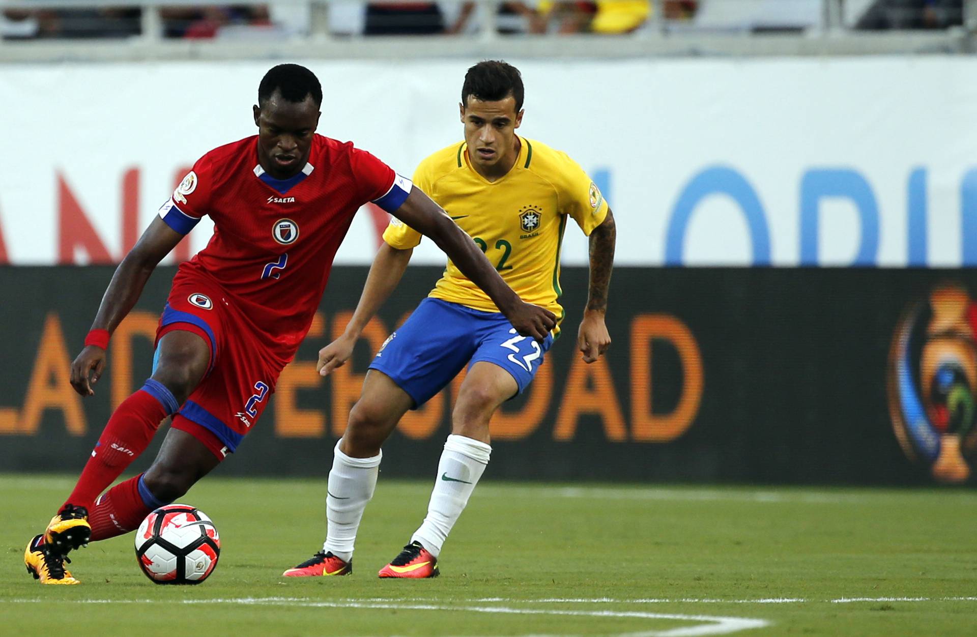 Soccer: 2016 Copa America Centenario-Brazil at Haiti