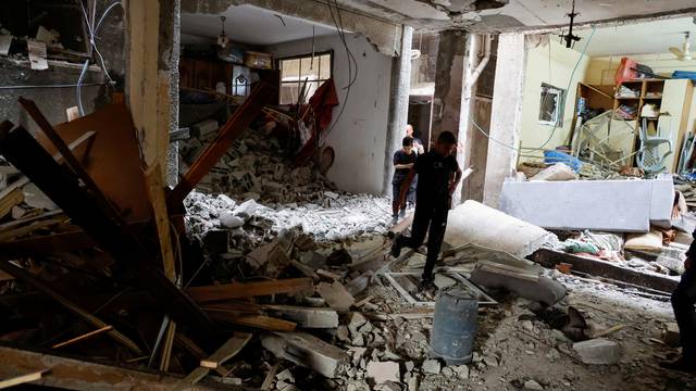 Aftermath of an Israeli raid in Nablus