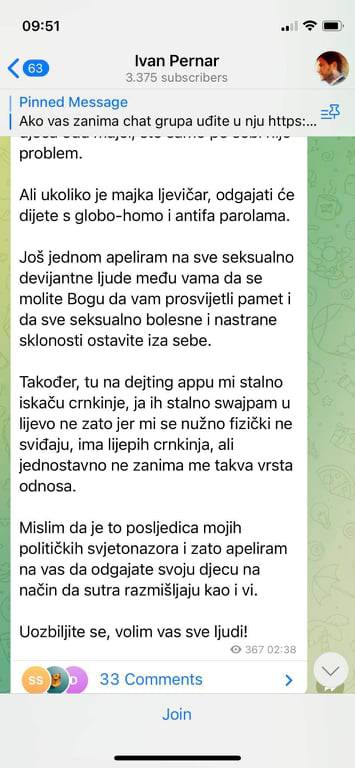 Odvratno. Gnjusno. Sramotno. Izmišljeno. To je Pernarova izjava o ženama i silovanjima