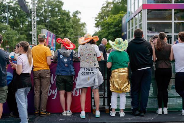 Eurovision Song Contest's 'Turquoise Carpet' event in Vienna