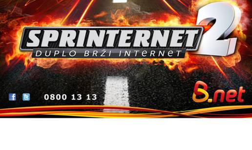 Sprinternet 2 - duplo brži Internet! Iskoristite pogodnost!