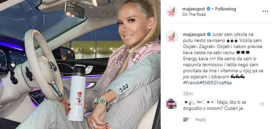 Maja zabrinula fanove: 'Što ti se dogodilo s nosom? Fali ga...'