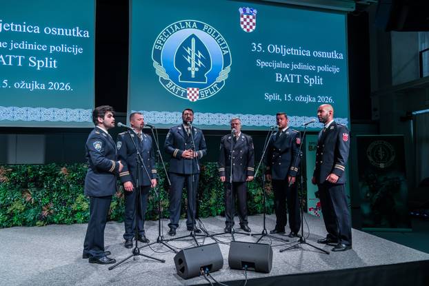 Split: Proslava 35 godina od osnutka postrojbe Specijalne jedinice Policije  BATT Split