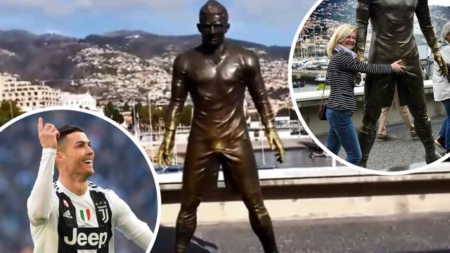 Zlatna muda: Turisti vole dirati Ronaldovu skulpturu za sreću