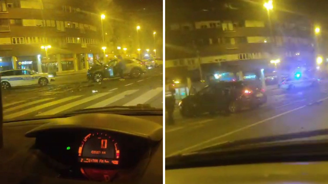 VIDEO Krš i lom na Savskoj cesti u Zagrebu. Sudarila se tri auta