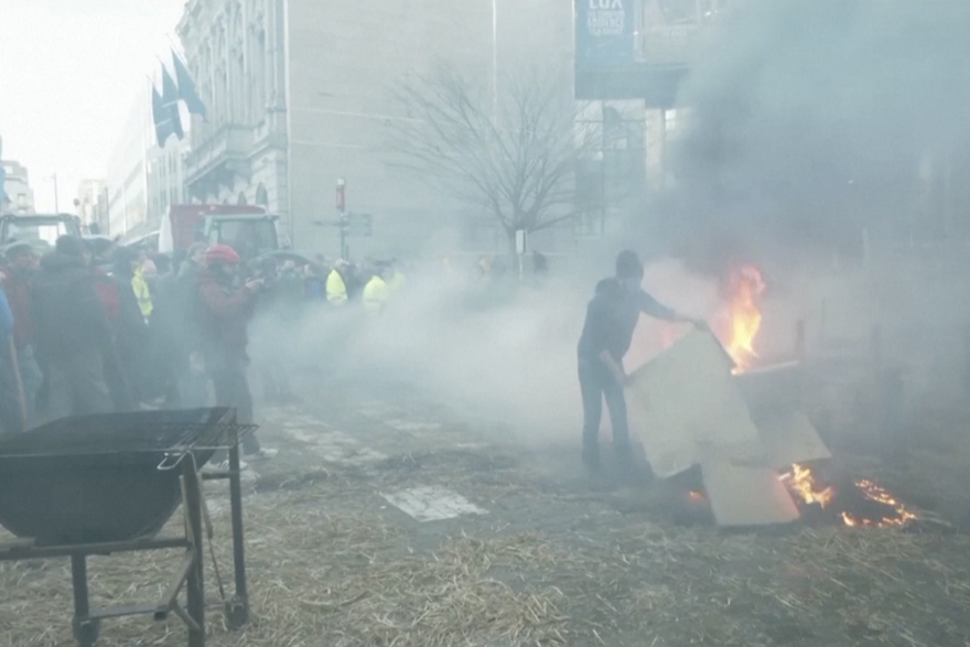 Prosvjedi poljoprivrednika u Bruxellesu se zahuktavaju