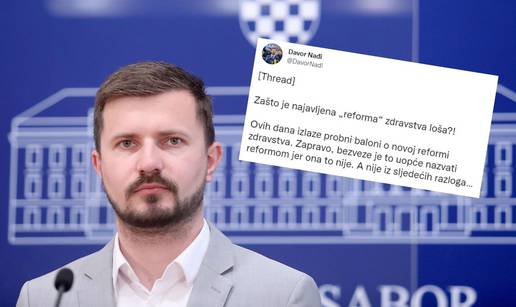 Davor Nađi objavio 10 razloga zbog kojih misli da je najavljena reforma zdravstva loša