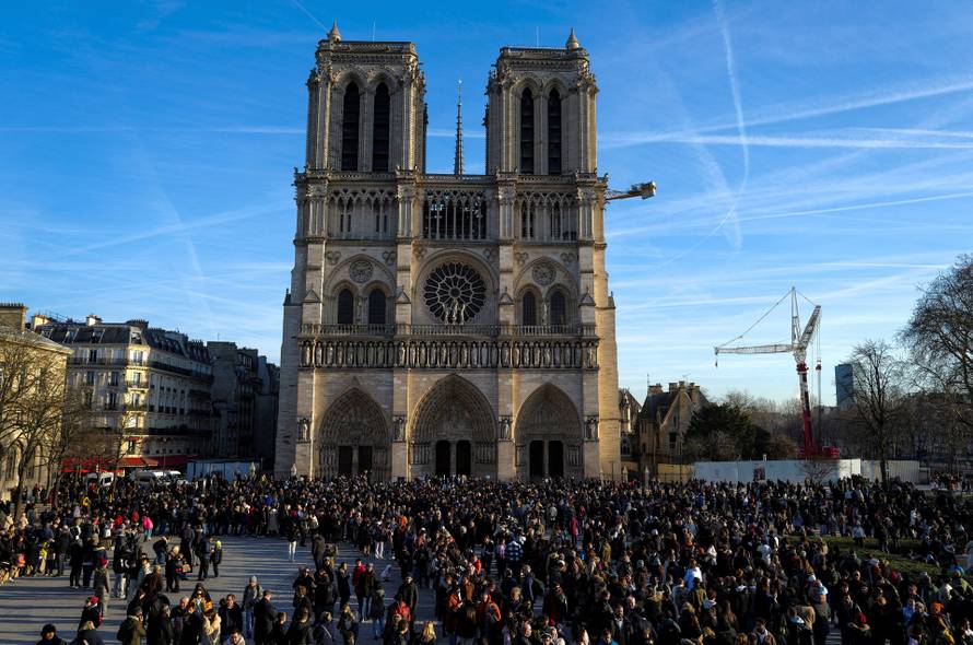 FILE PHOTO: Paris Notre-Dame Cathedral in Paris