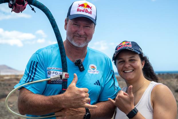 Bjørn Dunkerbeck and Zrinka Ljutić