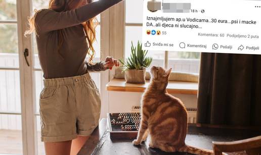Oglas za apartman naljutio Hrvate! Vlasnica: 'Mačke i pse primam, ali djecu - ni slučajno!'