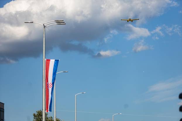 Zagreb: Generalna proba svečanog vojnog mimohoda - zračne snage 