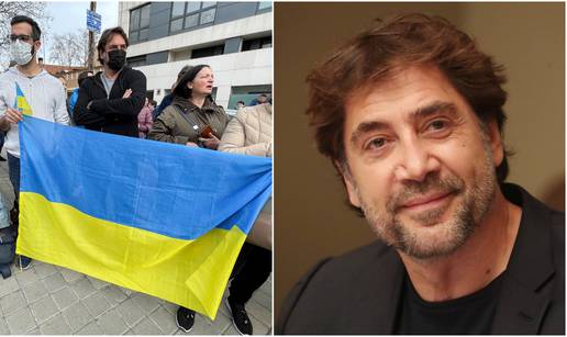 Javier Bardem pridružio se prosvjedu protiv ruske invazije: 'Osuđujem rat protiv Ukrajine'