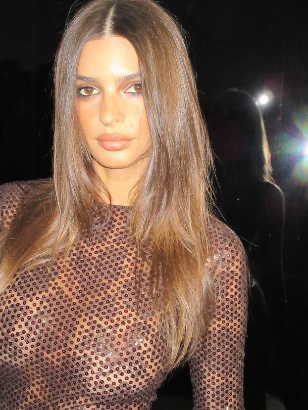 FOTO Emily Ratajkowski u uskoj prozirnoj haljini pokazala grudi i tange, sve joj se vidi...