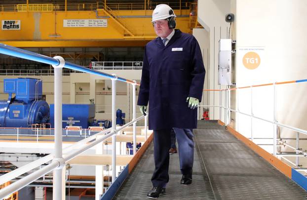 British Prime Minister Boris Johnson visits EDF's Sizewell Nuclear power station