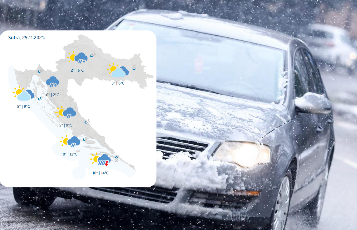 Stiže pad temperature i snijeg