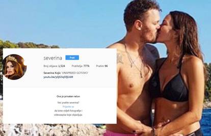 Nema više uhođenja: Severina je zaključala Instagram profil
