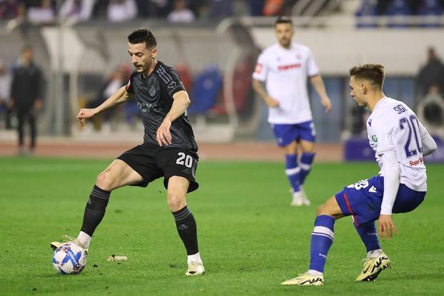 Hajduk i Dinamo sastali se u polufinalu SuperSport Hrvatskog nogometnog kupa