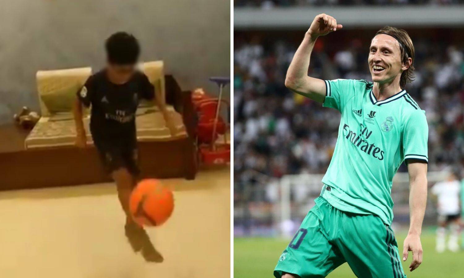 Dječak (9) žonglirao 200 puta s loptom u čast Modrića: 'Nadam se da će Luka vidjeti ovaj video'