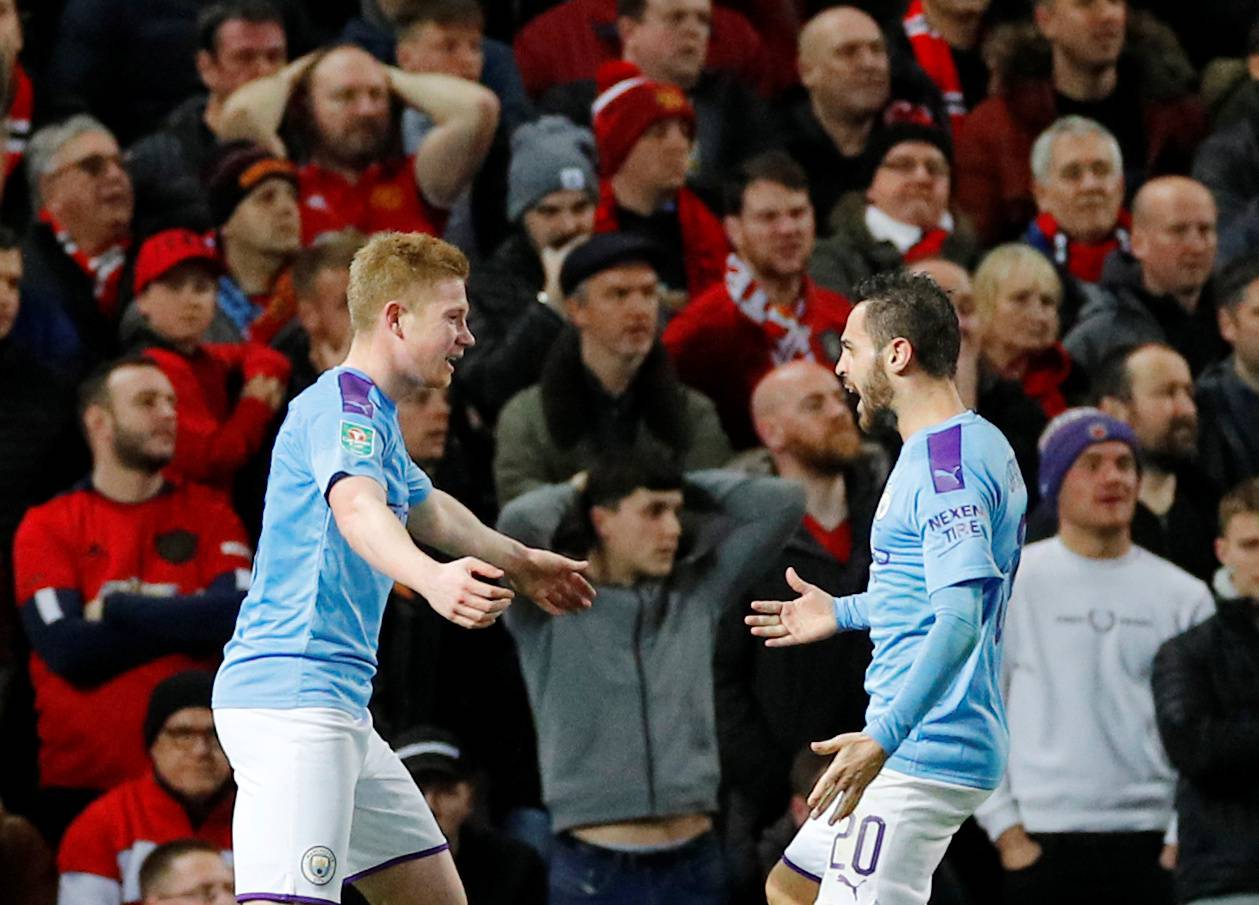 Carabao Cup - Semi Final First Leg - Manchester United v Manchester City