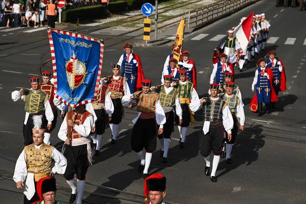 Zagreb: Svečani vojni mimohod u povodu 30 godina VRO Oluja