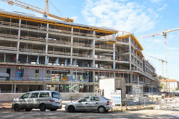 Zageb: Građevinski radovi na kompleksu Trga pravde