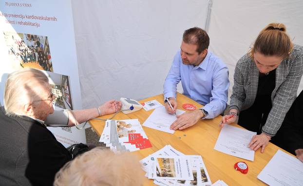 Zagreb: Obilježavanje Svjetskog dana zdravlja na Trgu bana Josipa Jelačića