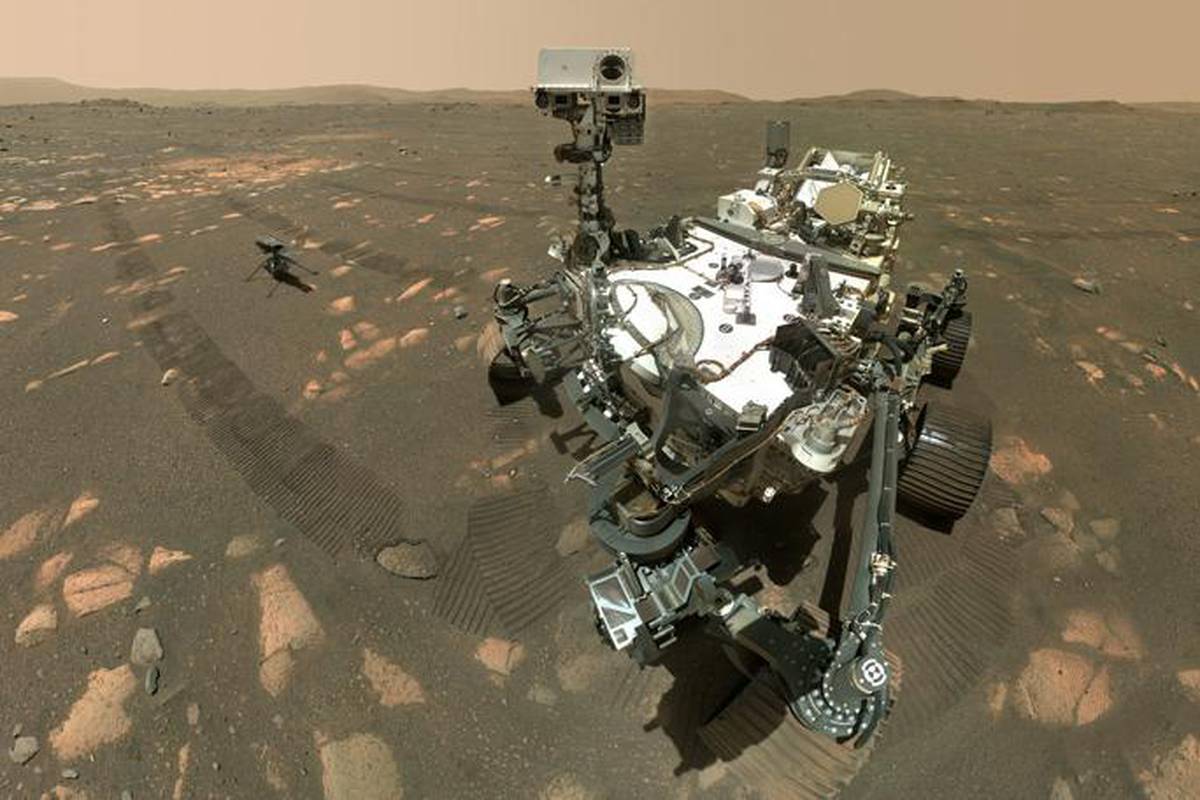 Frende, dođi bliže! Helikopter i rover na Marsu snimili selfie