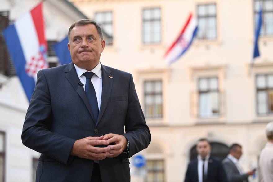 Milorad Dodik nakon sastanka s Plenkovićem