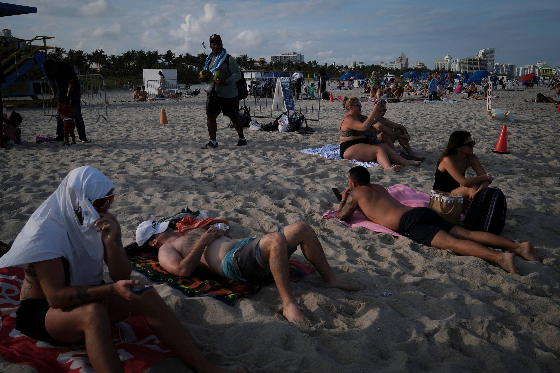 Authorities enforce rules to curb the chaos and violence during spring break in Miami Beach